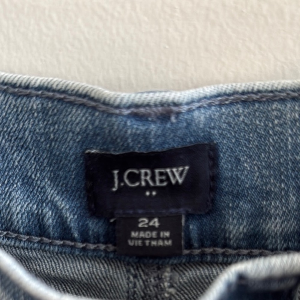 J. Crew Utility Denim Blue Women's Shorts - Picture 3 of 4